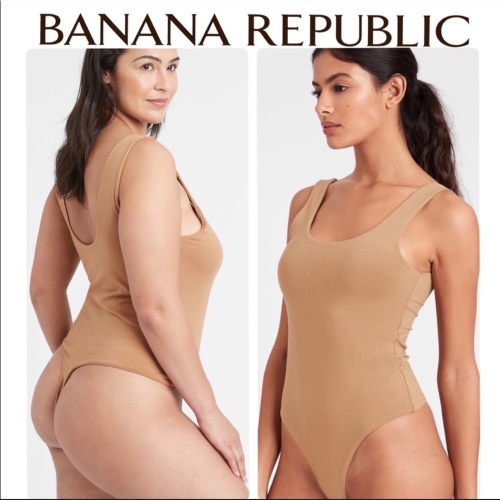 NEW BANANA REPUBLIC Scoop Neck Bodysuit Size Small